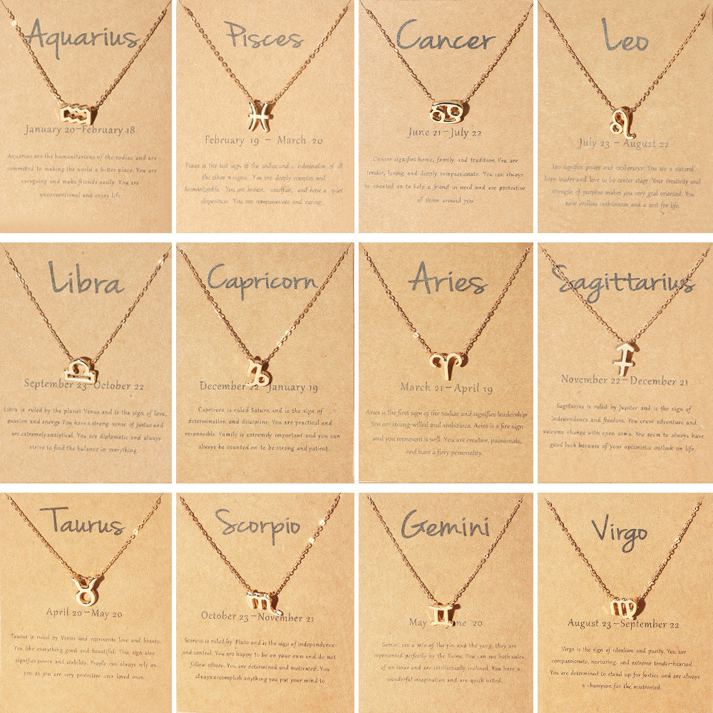 Zodiac Sign Leo Necklace