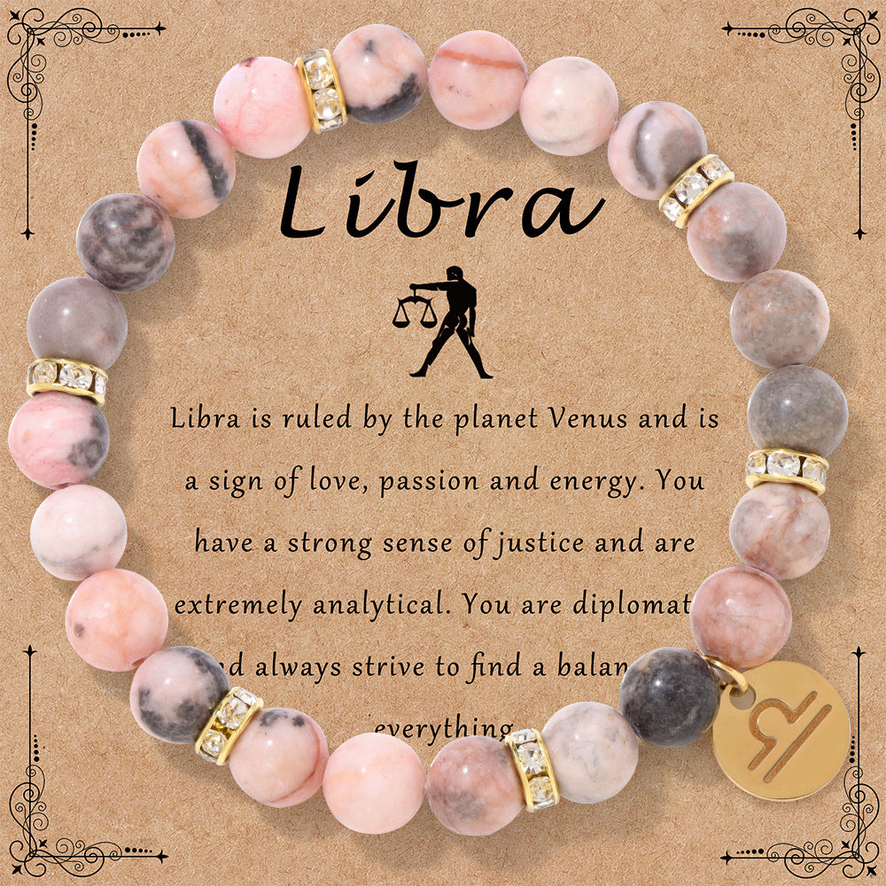 Zodiac Constellation Libra Bracelet