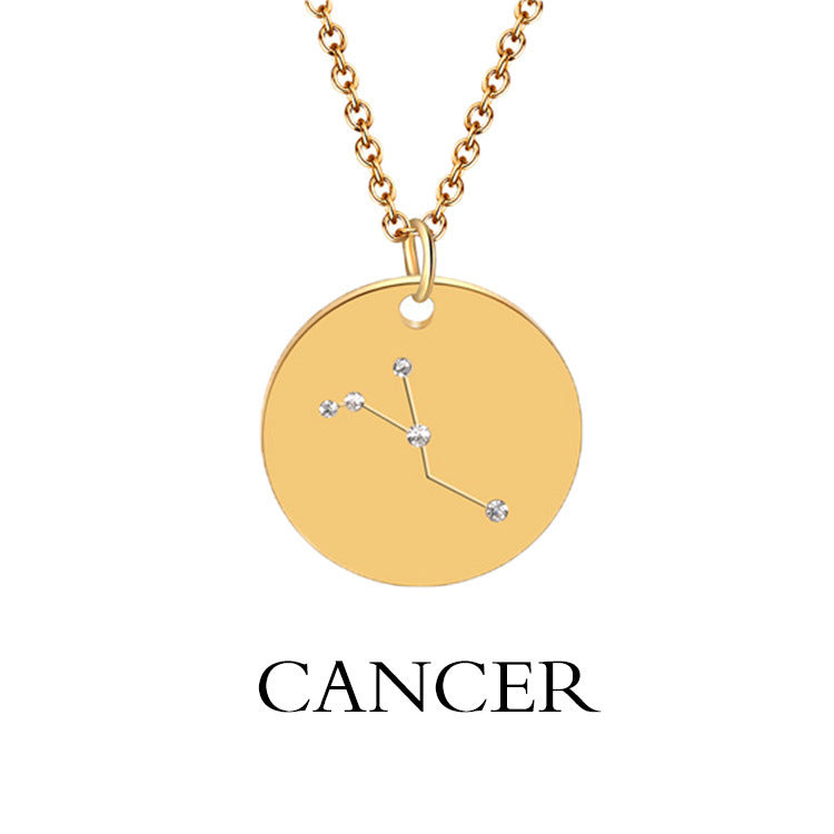 Twelve Zodiac Cancer Necklace