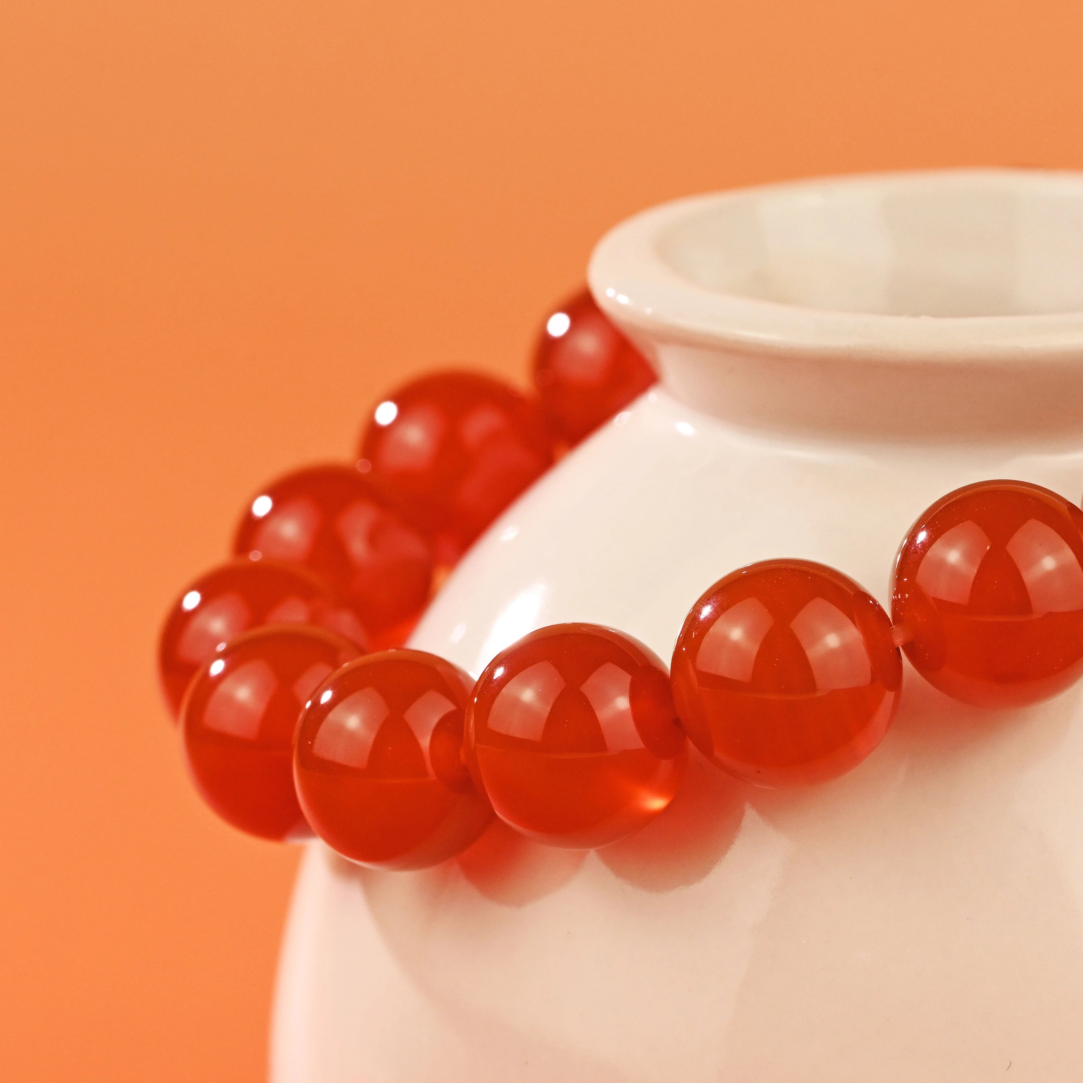 Red agate bracelet