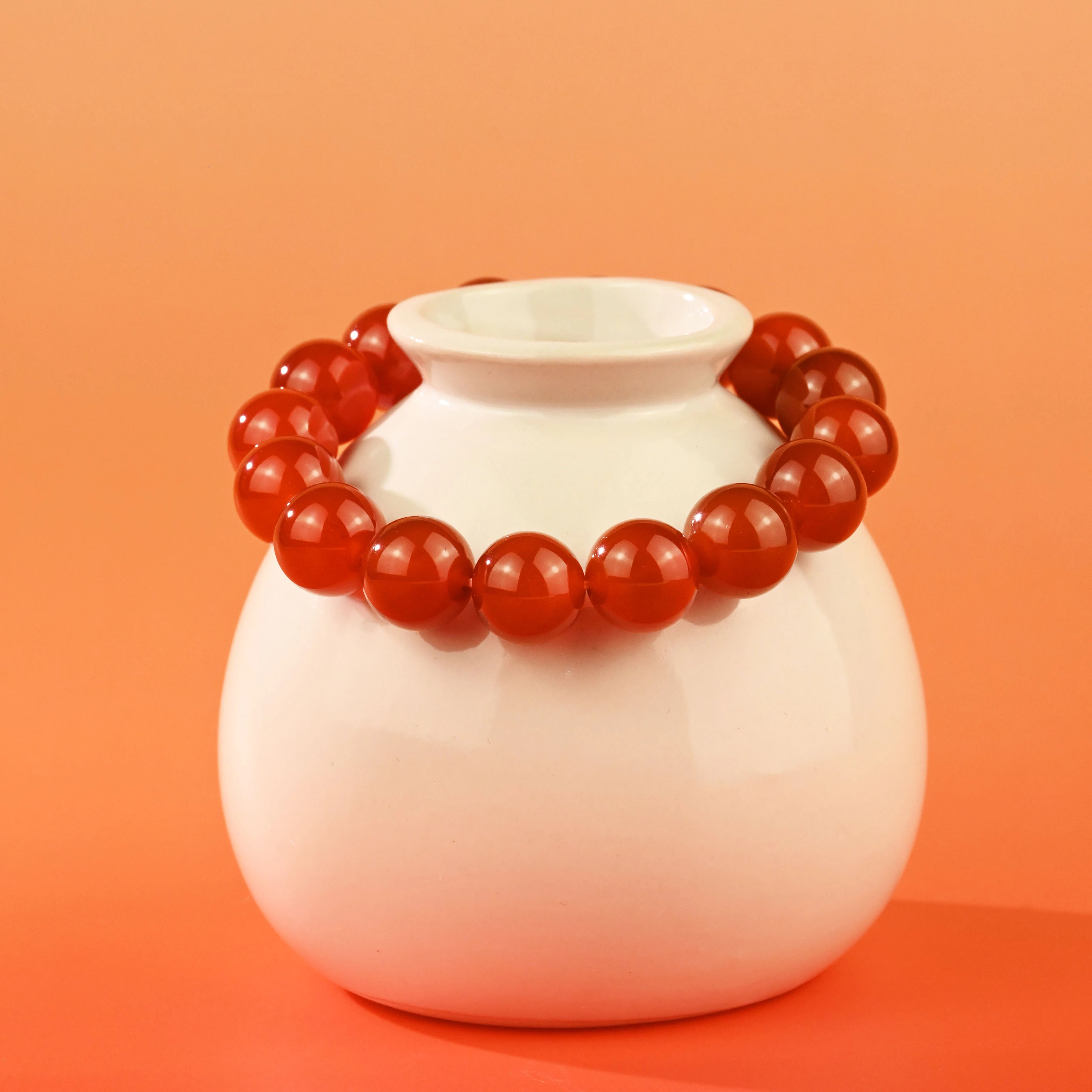 Red agate bracelet