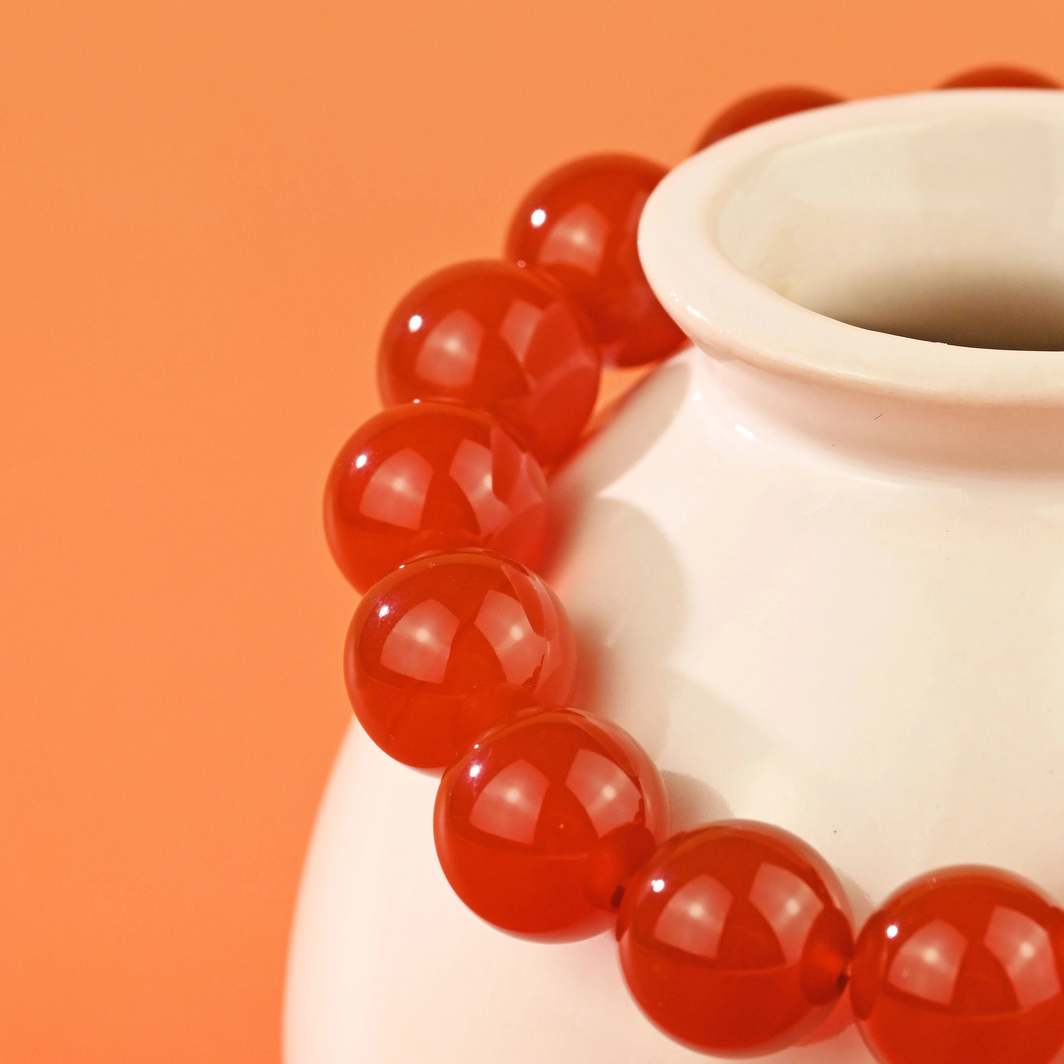 Red agate bracelet