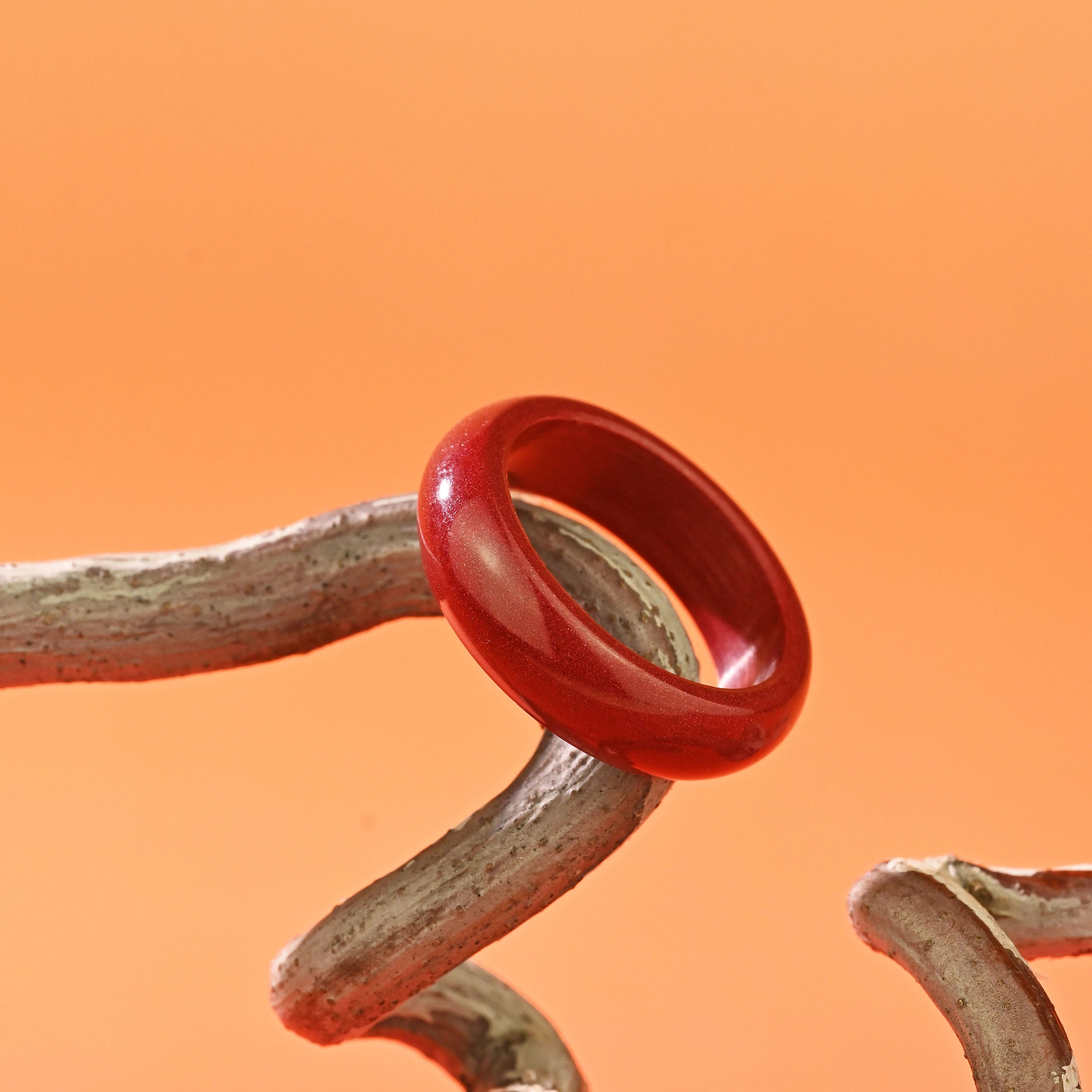 Red Agate Ring