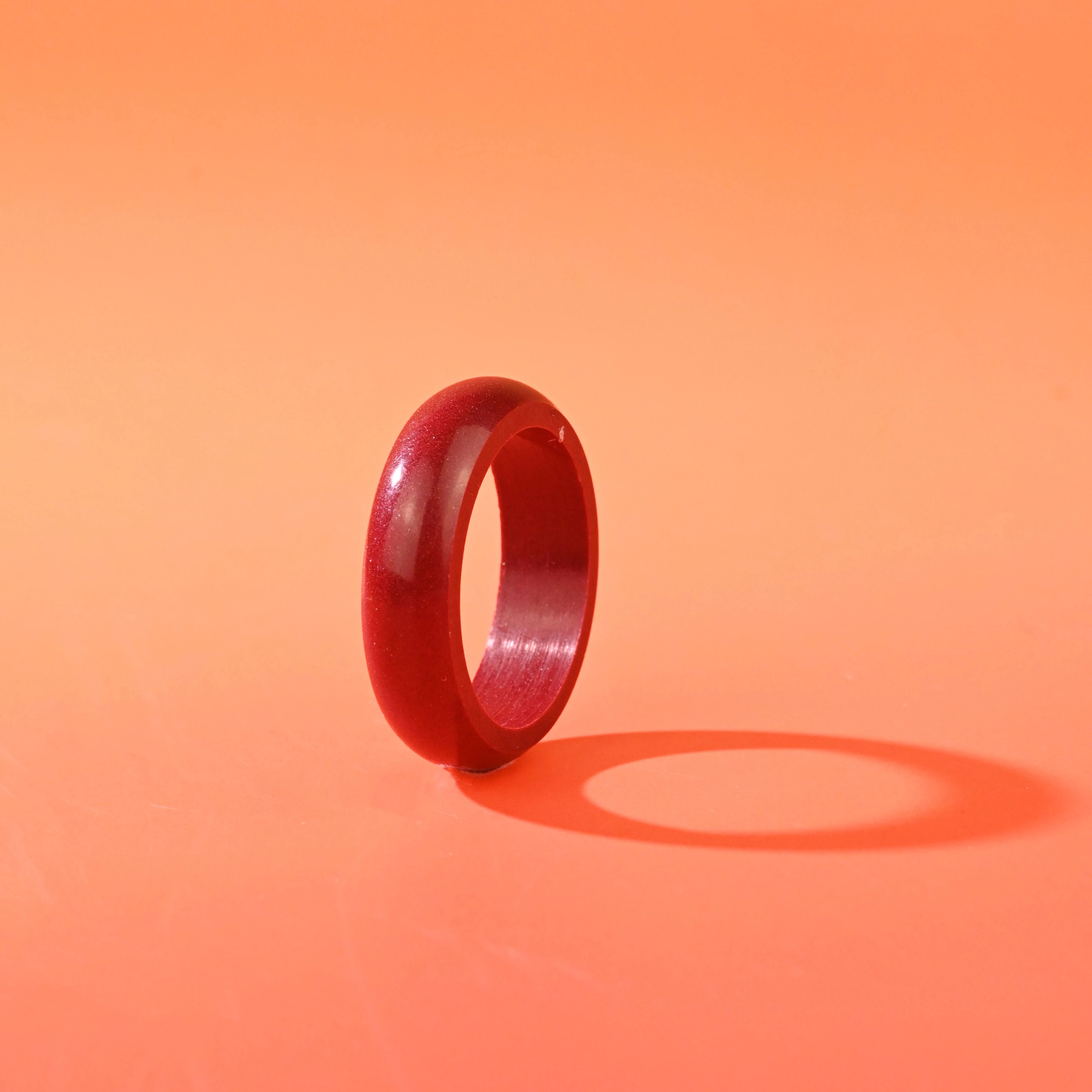 Red Agate Ring