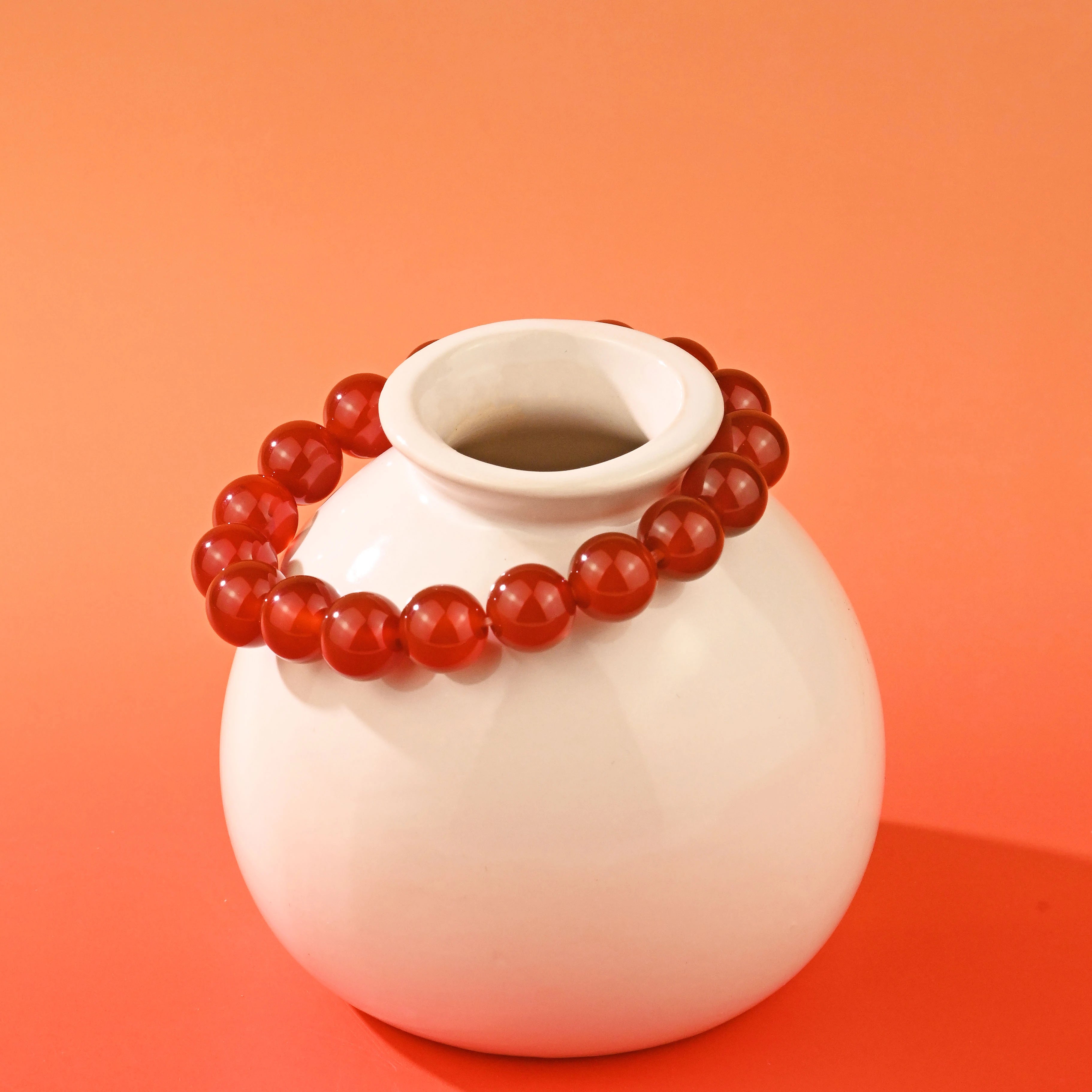 Red agate bracelet