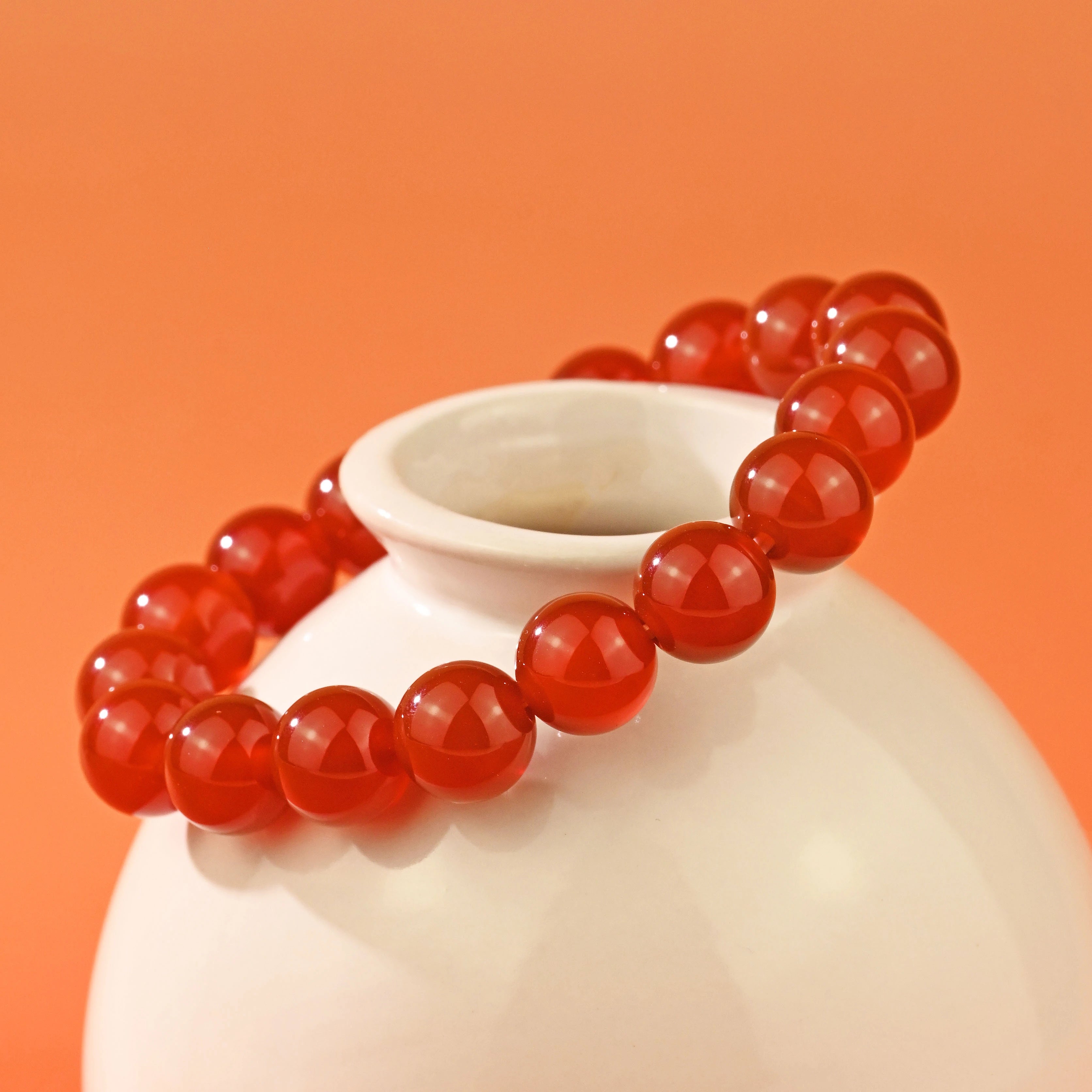 Red agate bracelet