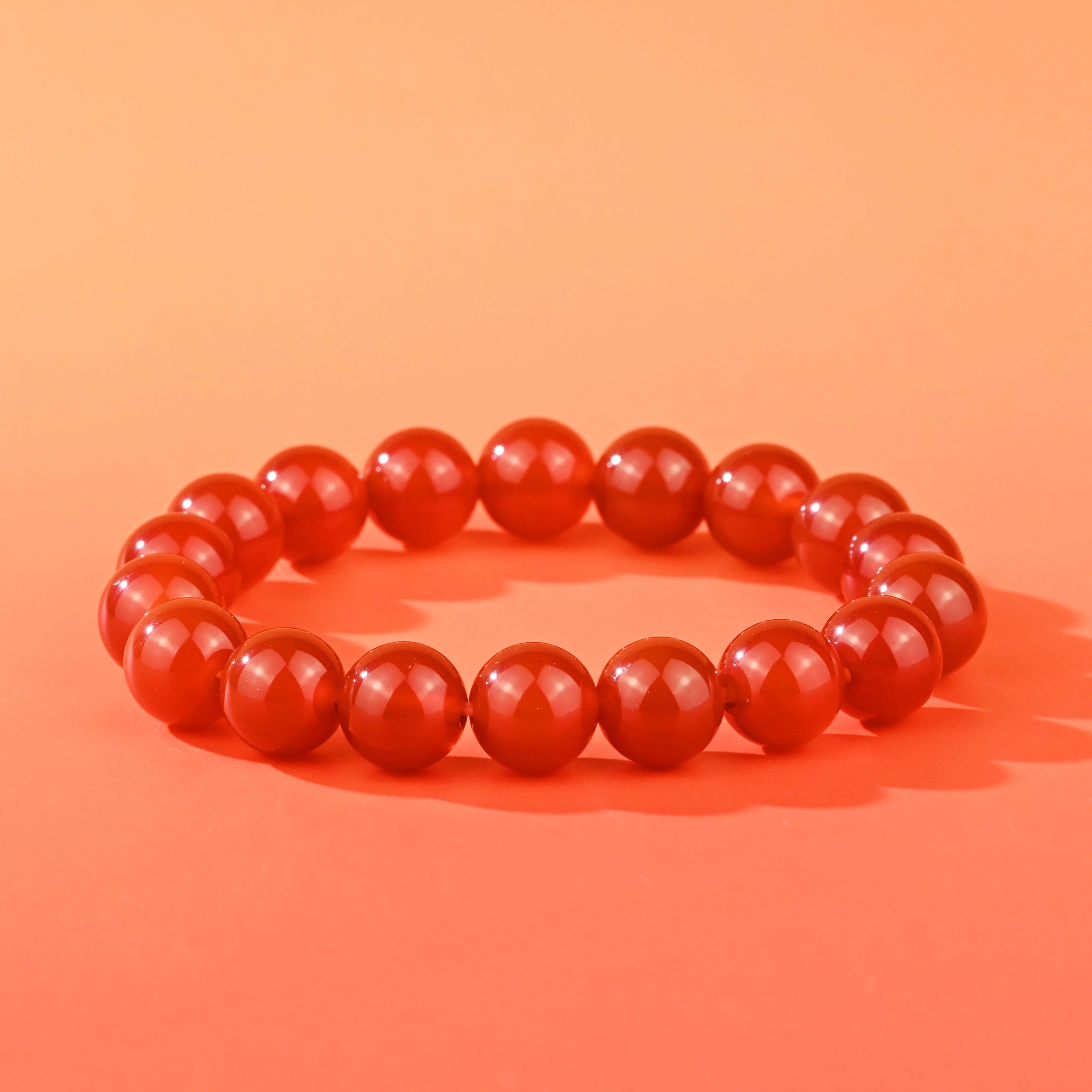 Red agate bracelet