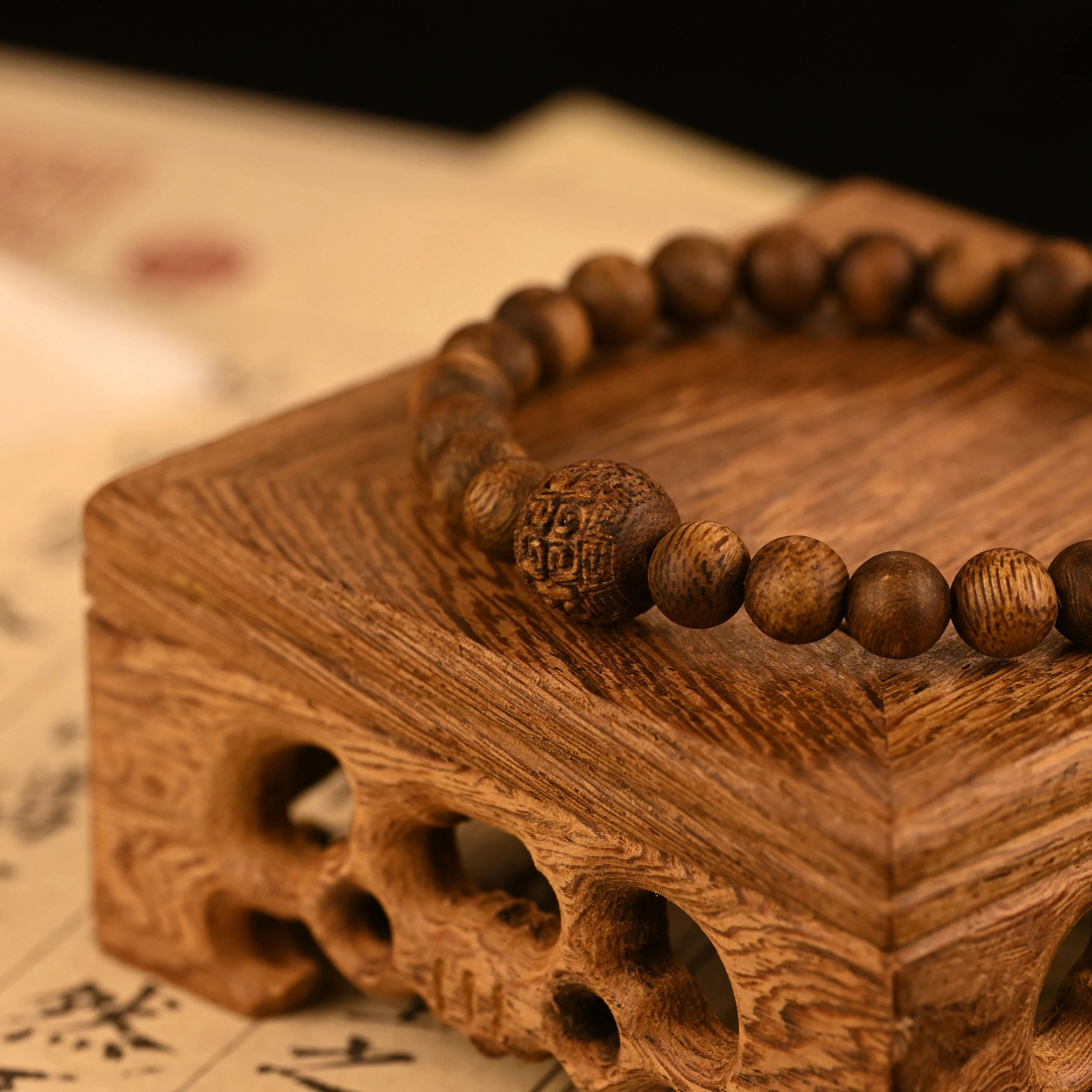 Agarwood bracelet