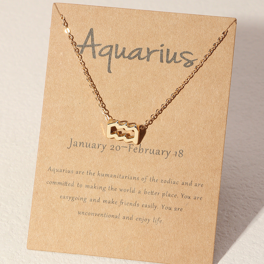 Zodiac Aquarius Necklace