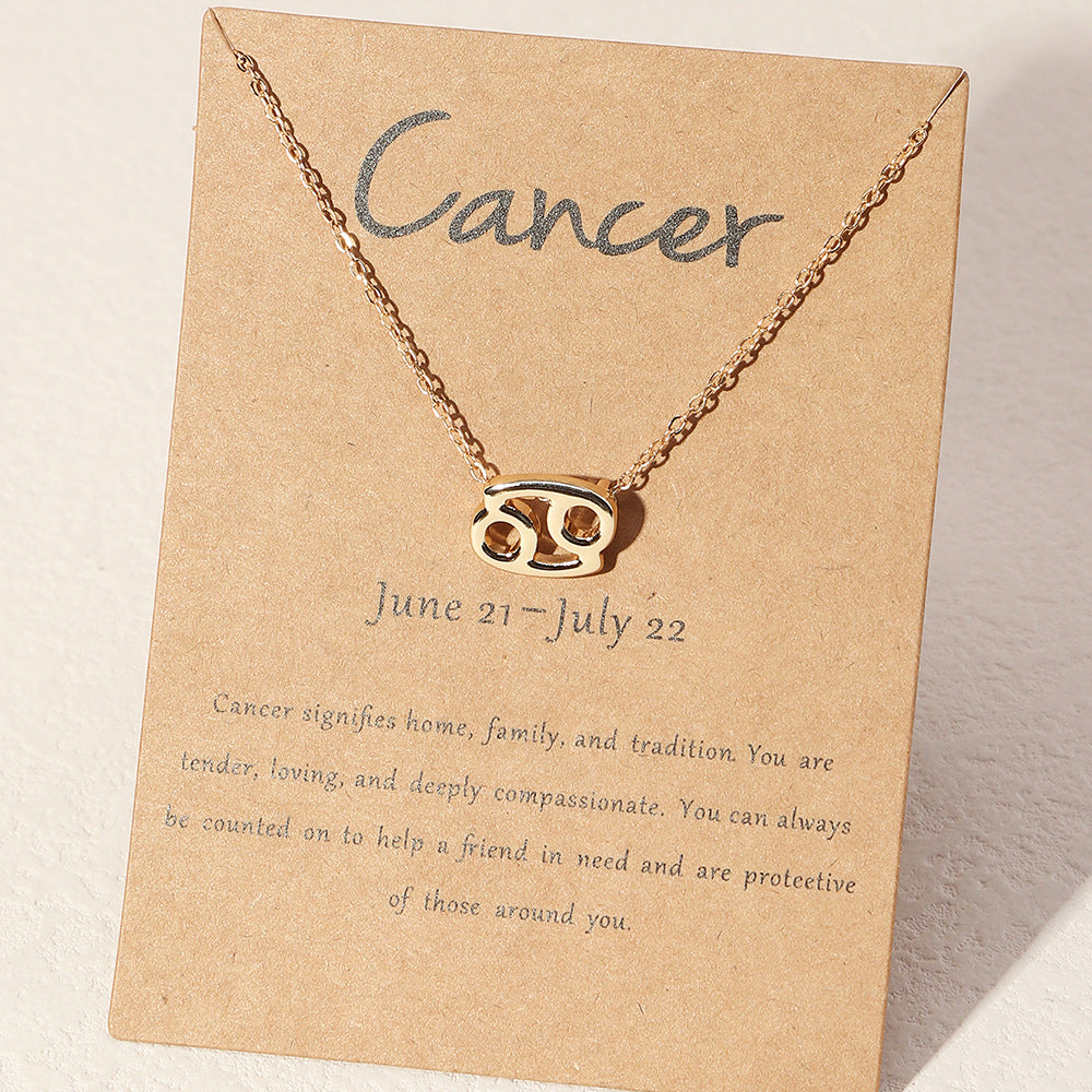 Zodiac Sign Cancer Necklace