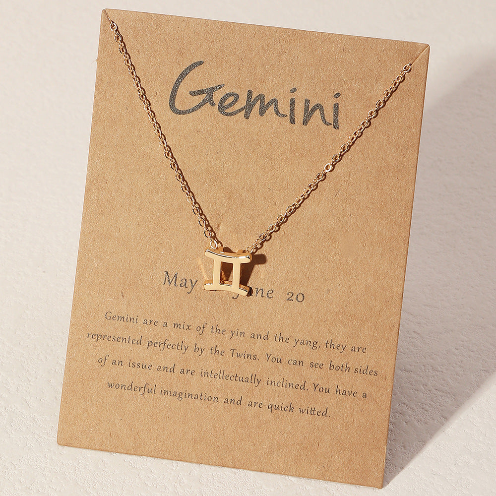 Zodiac Gemini Necklace