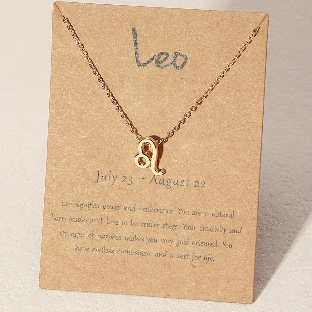 Zodiac Sign Leo Necklace