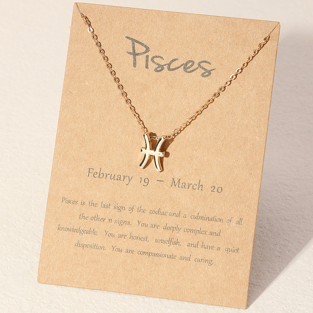 Zodiac Pisces Necklace