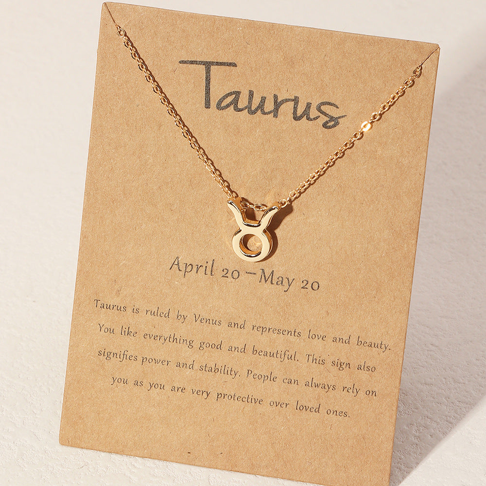 Zodiac Taurus Necklace