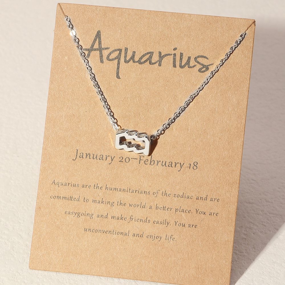 Zodiac Aquarius Necklace