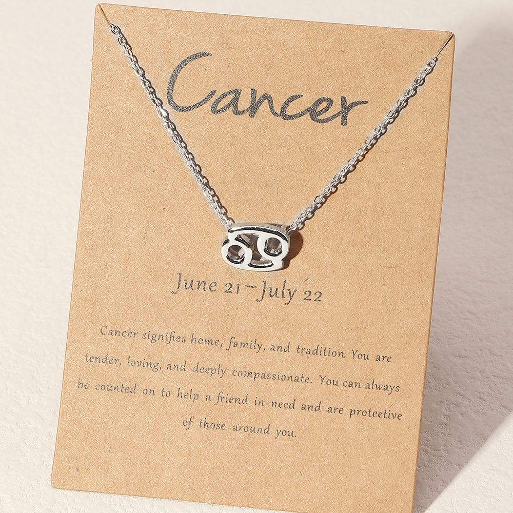 Zodiac Cancer Necklace