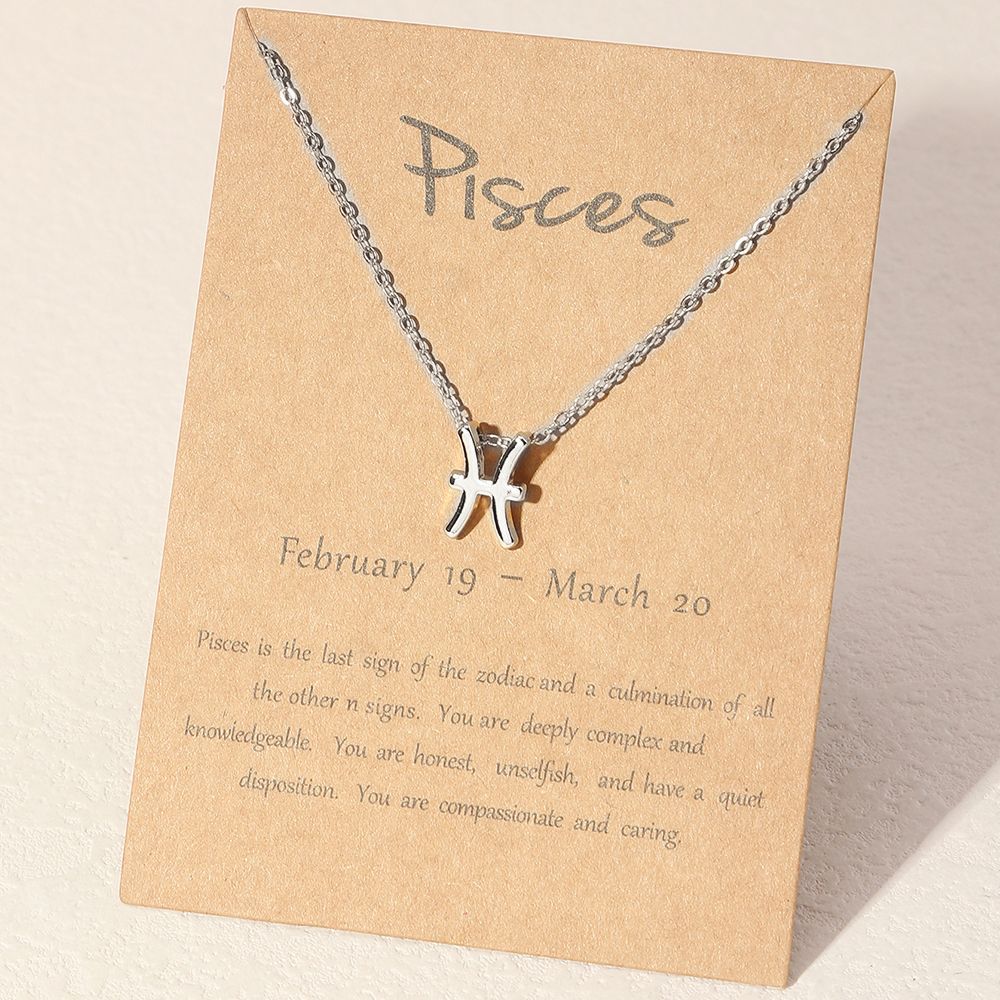 Zodiac Pisces Necklace