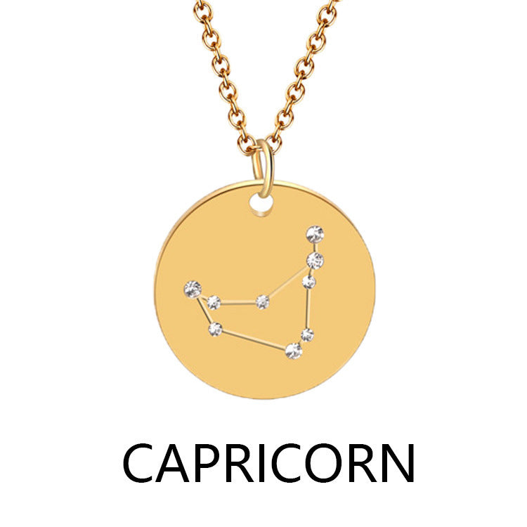 Twelve Zodiac Capricorn Necklace