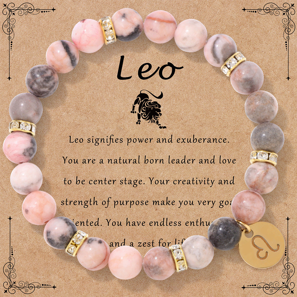 Zodiac Constellation Leo Bracelet