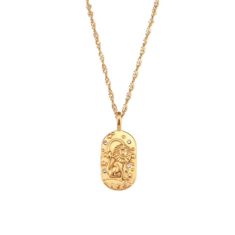 Zodiac Sign Leo Necklace